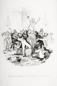 La dernière bagarre entre Sir Mulberry et son élève, illustration de 
